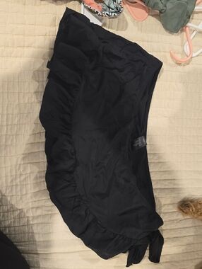 smart & sexy Black Swim Skirt Bikini Bottom